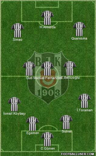 Besiktas JK Formation 2011