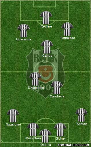 Besiktas JK Formation 2011