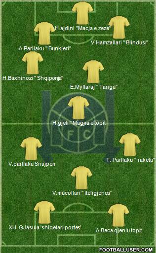 A Pinheiro FC Formation 2011