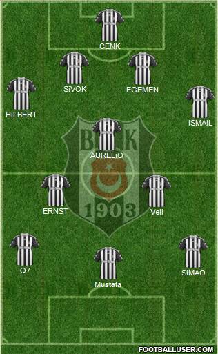 Besiktas JK Formation 2011