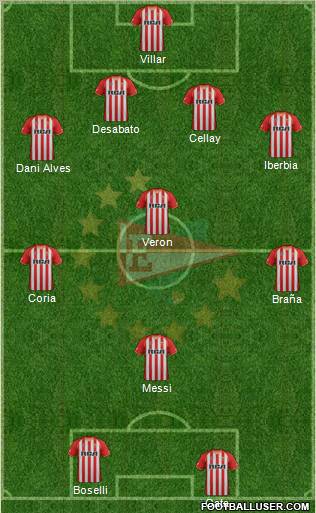 Estudiantes de La Plata Formation 2011
