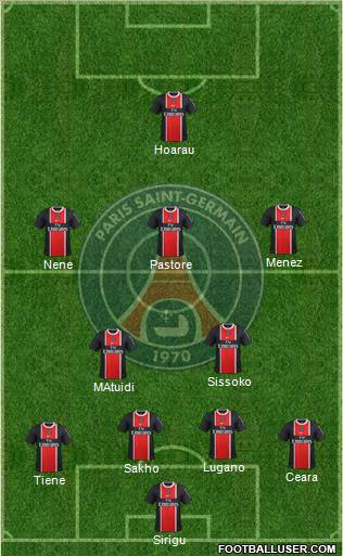 Paris Saint-Germain Formation 2011