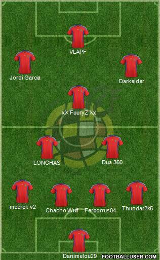 Spain Formation 2011