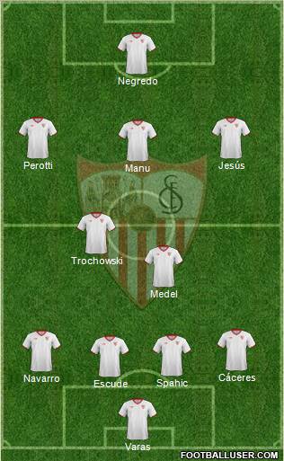 Sevilla F.C., S.A.D. Formation 2011