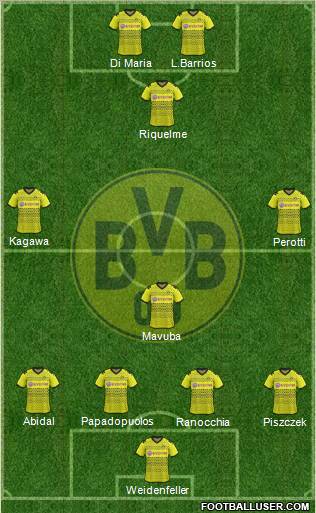 Borussia Dortmund Formation 2011