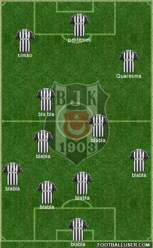 Besiktas JK Formation 2011