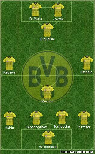 Borussia Dortmund Formation 2011