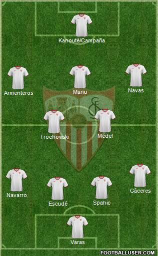 Sevilla F.C., S.A.D. Formation 2011