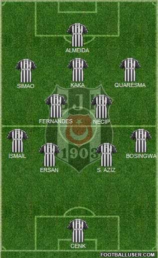 Besiktas JK Formation 2011
