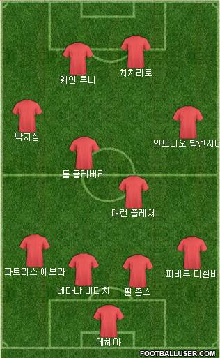 Manchester United Formation 2011