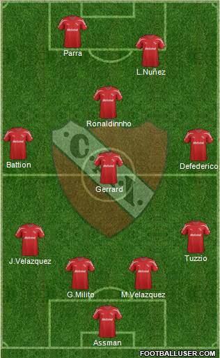 Independiente Formation 2011