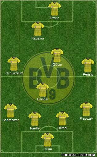Borussia Dortmund Formation 2011