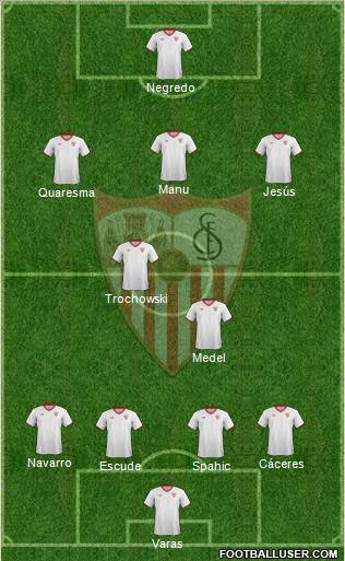 Sevilla F.C., S.A.D. Formation 2011