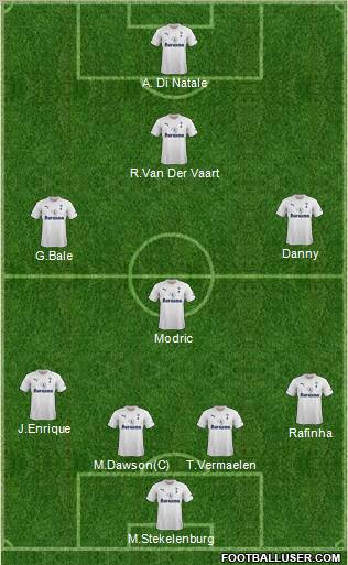 Tottenham Hotspur Formation 2011