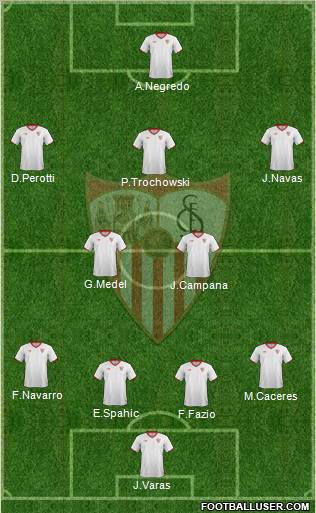 Sevilla F.C., S.A.D. Formation 2011