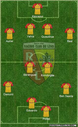 Racing Club de Lens Formation 2011