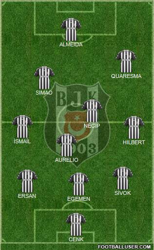 Besiktas JK Formation 2011
