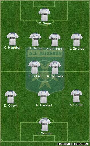 A.J. Auxerre Formation 2011