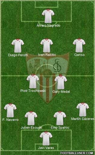 Sevilla F.C., S.A.D. Formation 2011