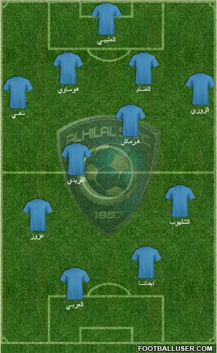 Al-Hilal (KSA) Formation 2011