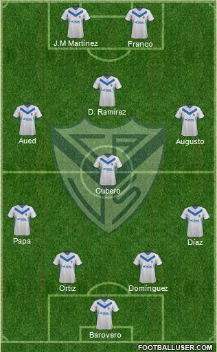 Vélez Sarsfield Formation 2011