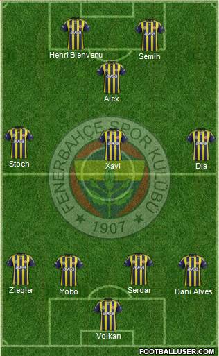 Fenerbahçe SK Formation 2011