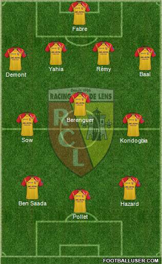 Racing Club de Lens Formation 2011
