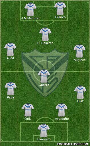 Vélez Sarsfield Formation 2011