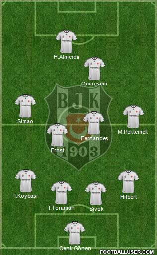 Besiktas JK Formation 2011
