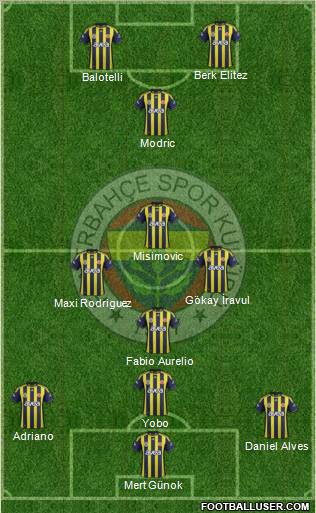 Fenerbahçe SK Formation 2011