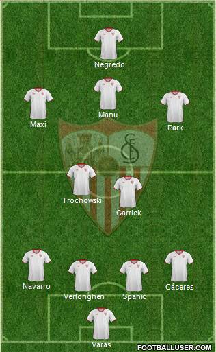 Sevilla F.C., S.A.D. Formation 2011