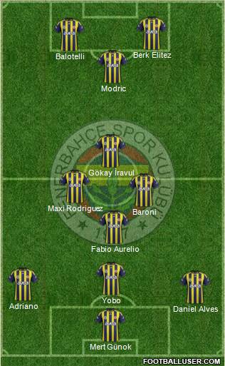 Fenerbahçe SK Formation 2011