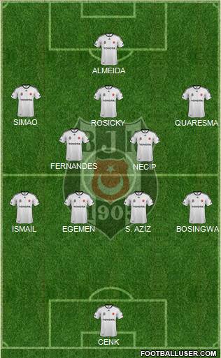 Besiktas JK Formation 2011