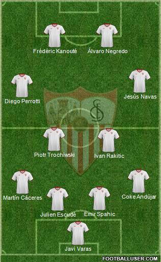 Sevilla F.C., S.A.D. Formation 2011