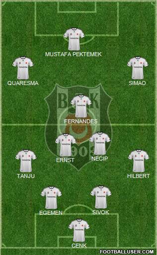 Besiktas JK Formation 2011