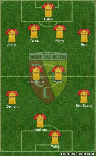 Racing Club de Lens Formation 2011