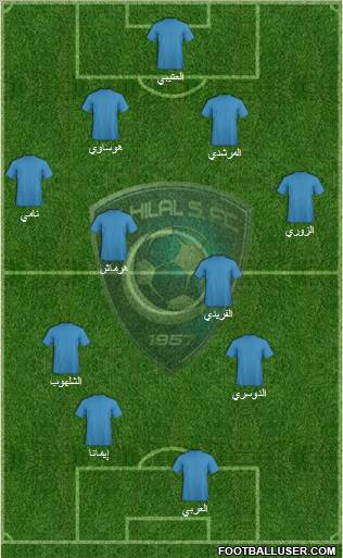 Al-Hilal (KSA) Formation 2011