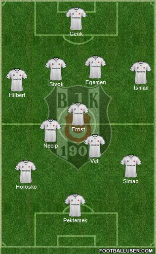 Besiktas JK Formation 2011