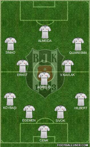 Besiktas JK Formation 2011