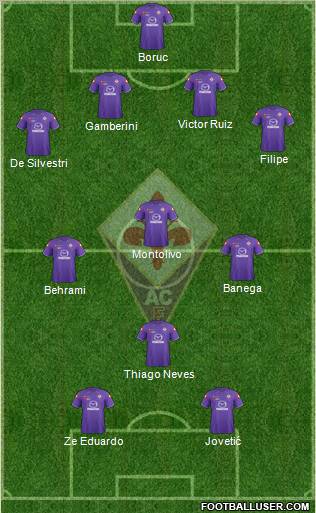 Fiorentina Formation 2011