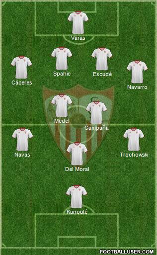 Sevilla F.C., S.A.D. Formation 2011
