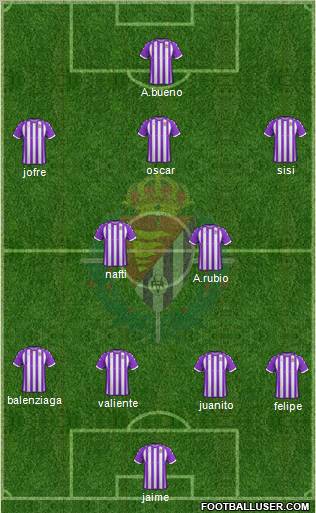 R. Valladolid C.F., S.A.D. Formation 2011
