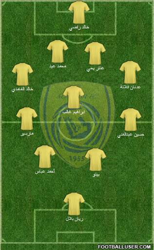 Al-Nassr (KSA) Formation 2011