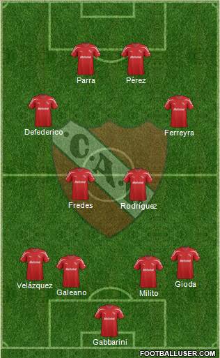 Independiente Formation 2011