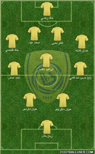 Al-Nassr (KSA) Formation 2011