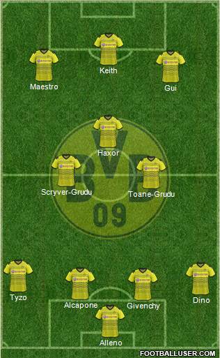 Borussia Dortmund Formation 2011