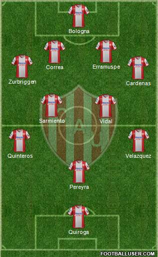 Unión de Santa Fe Formation 2011