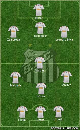 Santos FC Formation 2011