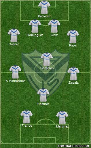 Vélez Sarsfield Formation 2011