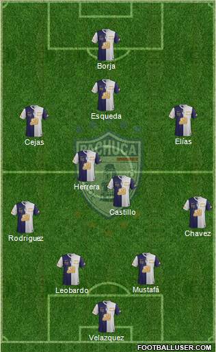 Club Deportivo Pachuca Formation 2011